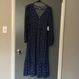 NWT Old Navy Long Sleeve Floral Dress